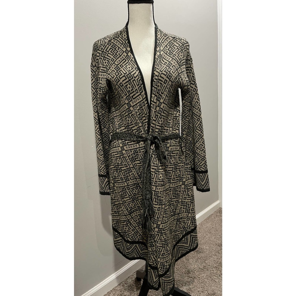 Knox Rose Draped Front Cardigan Sz Med